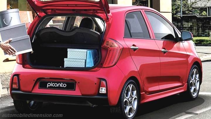 Bagagliaio Kia Picanto 2015