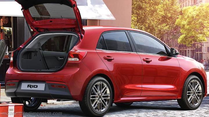 Kia Rio 21 Dimensions And Boot Space Hybrid And Thermal