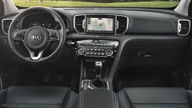 Kia Sportage 2016 dashboard