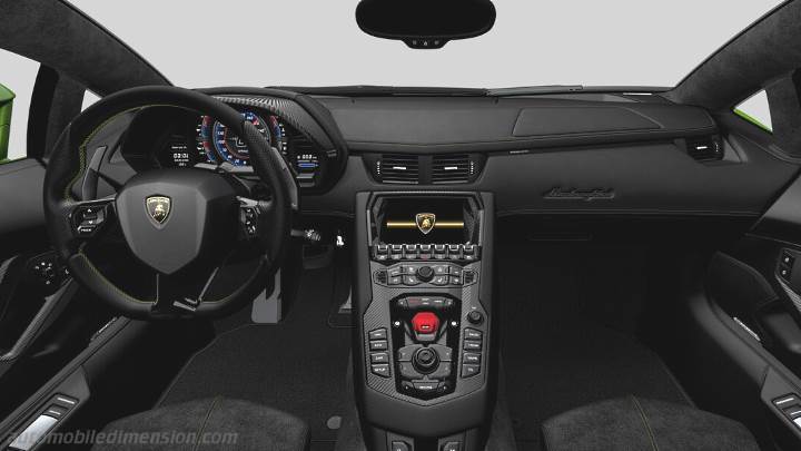 Lamborghini Aventador S Coupé 2017 instrumentbräda
