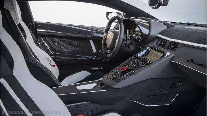 Intérieur Lamborghini Aventador SVJ 2019