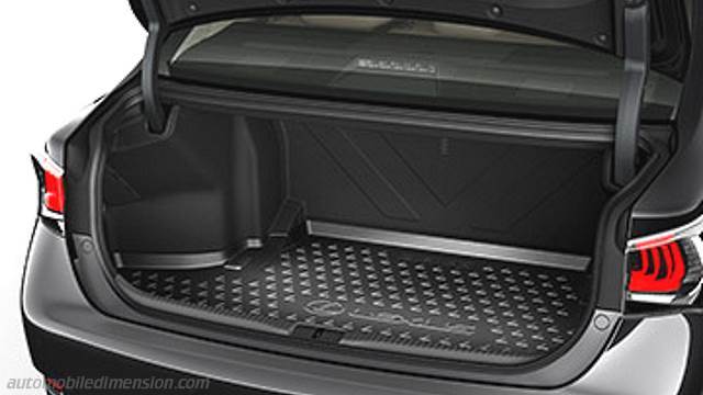 Volume coffre Lexus GS 2016