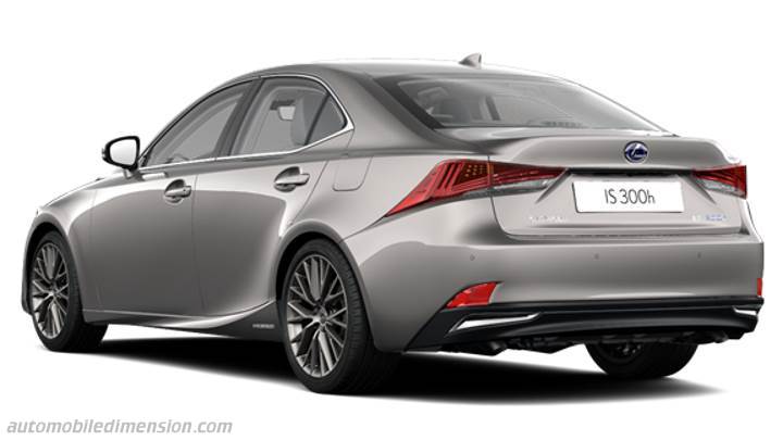 Volume coffre Lexus IS 2017