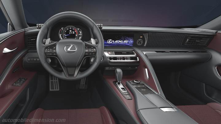 Lexus LC 2017 dashboard
