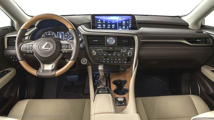 Lexus RX L 2018 dashboard