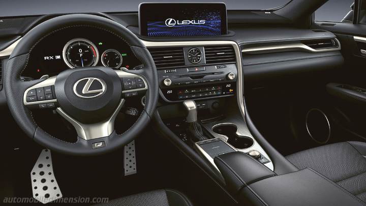 Lexus RX L 2020 dashboard