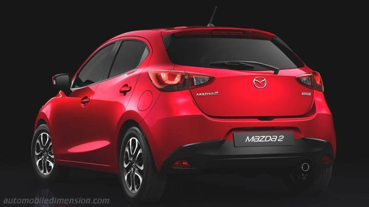 Mazda 2 2015 boot space