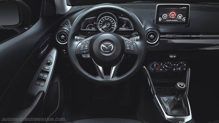 2016 mazda 2 dimensions