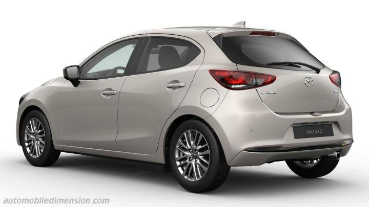 Mazda 2 2023 Kofferraumvolumen