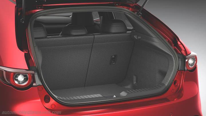 Mazda 3 2019 boot space
