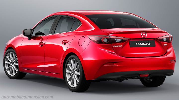 Mazda 3 Sportsedan 2017 Abmessungen Kofferraumvolumen Und