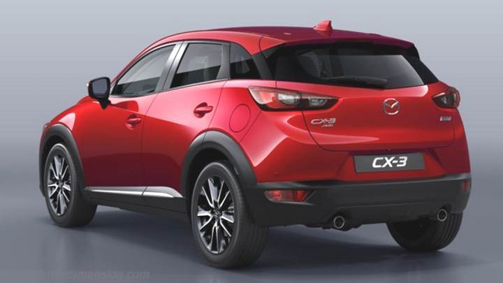 Volume coffre Mazda CX-3 2018