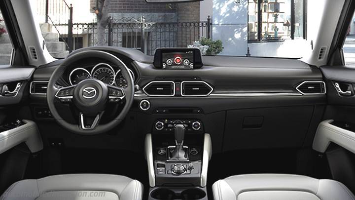 Mazda CX-5 2017 dimensions, boot space and interior