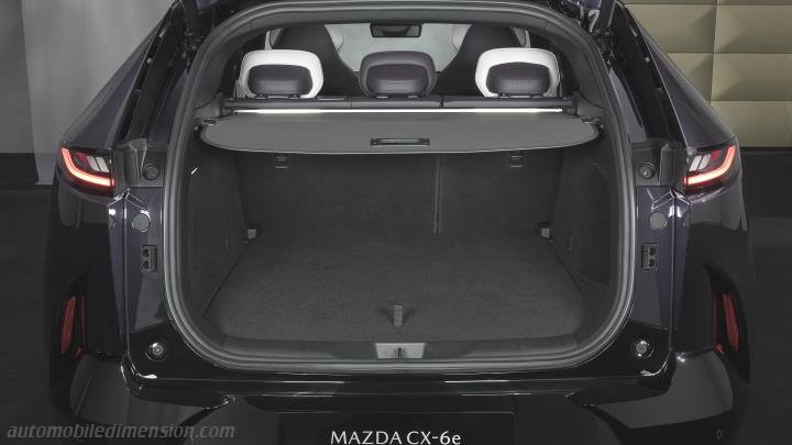 Mazda CX-6e 2026 bagageutrymme