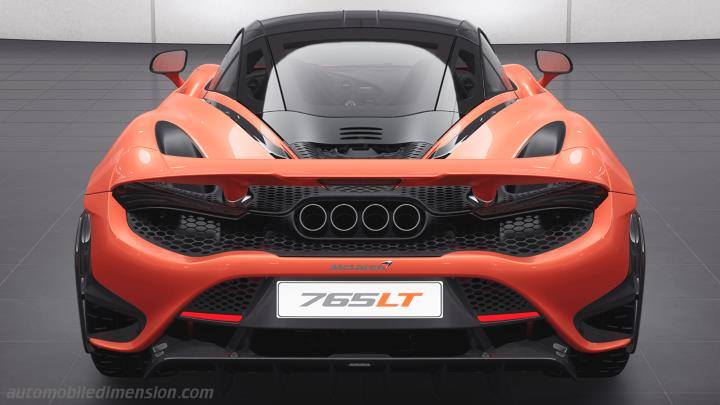 Volume coffre McLaren 765LT 2020