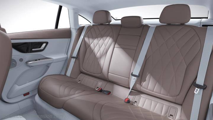 Tapis De Coffre Mercedes EQE 2022-2025 KARDZ - Protection 100% Imperméable - Cuir XPE Sur Mesure - Noir
