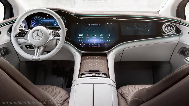 Mercedes-Benz EQE SUV 2023 dashboard