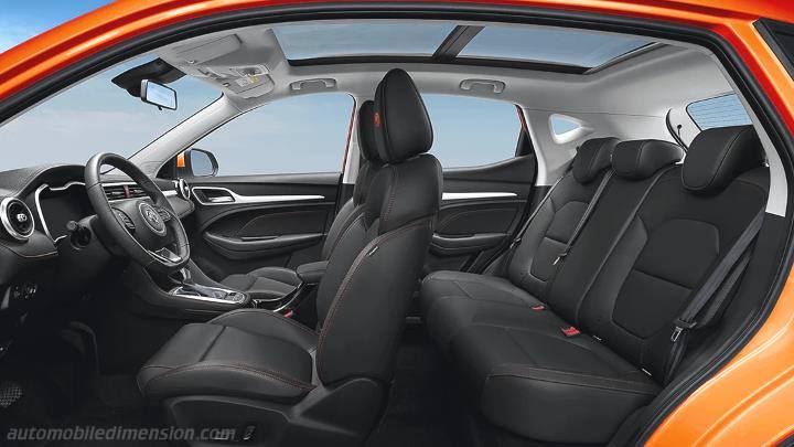 MG ZS 2022 interieur