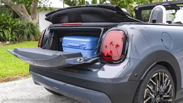 MINI Cooper Cabrio 2025 boot space