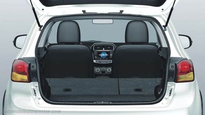 Mitsubishi ASX 2017 boot space