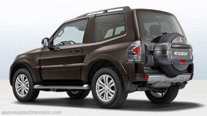 Volume coffre Mitsubishi Pajero 3p 2015