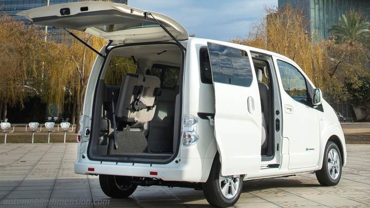 Nissan e-NV200 Evalia 2018 Kofferraum