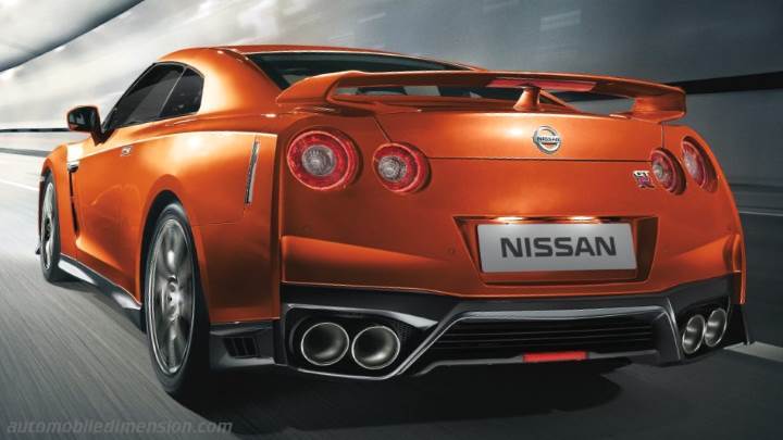 Volume coffre Nissan GT-R 2016