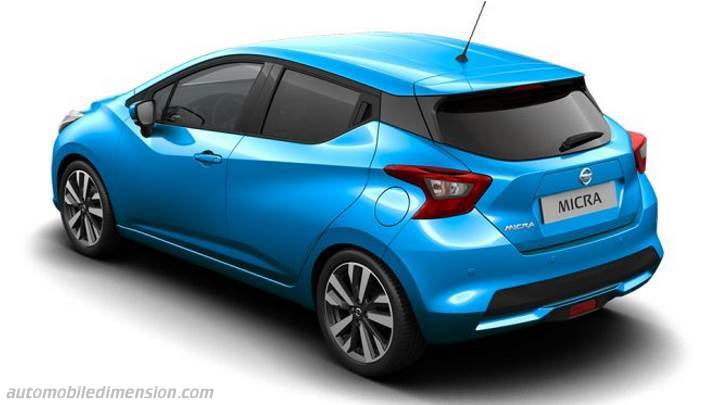 Nissan Micra 2021 Kofferraumvolumen