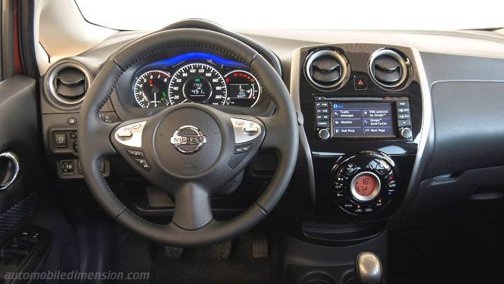 Nissan Note 2013 dashboard