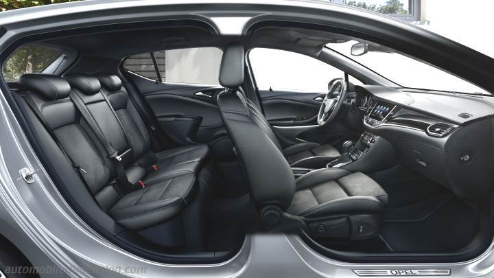 Opel Astra 2020 dimensions, boot space and interior