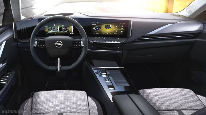 Opel Astra 2022 dashboard