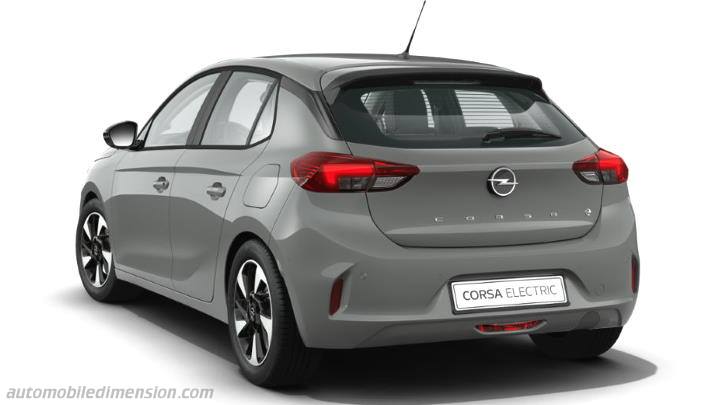Volume coffre Opel Corsa 2024