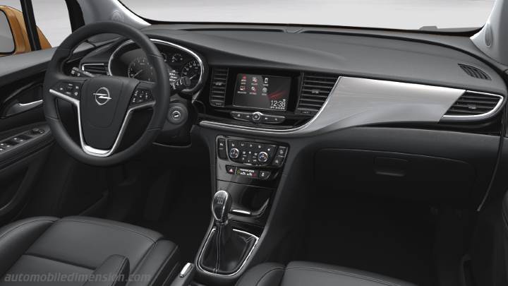 Opel Mokka X 2016 dashboard