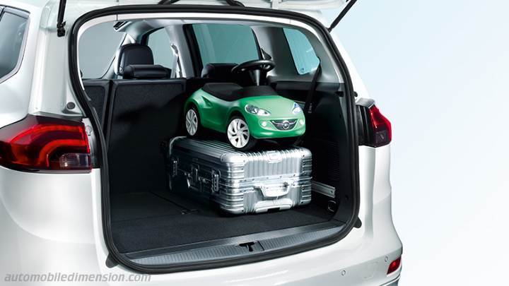 Opel Zafira Abmessungen Kofferraumvolumen Und Innenraum