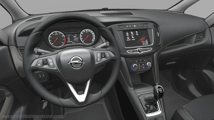 Opel Zafira 2016 dashboard
