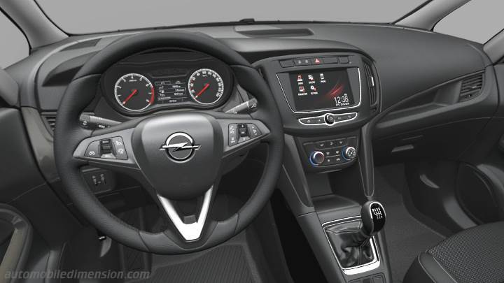 Opel Zafira Abmessungen Kofferraumvolumen Und Innenraum
