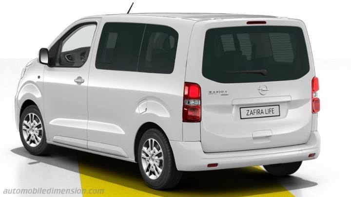 Opel Zafira Life S Dimensions And Boot Space Electric And Thermal