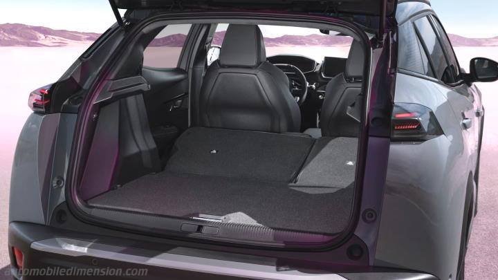 Peugeot 2008 dimensions, boot space and electrification