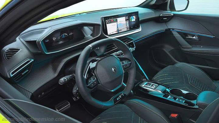 Peugeot 208 2024 dashboard