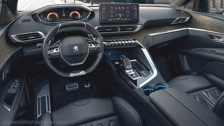 Peugeot 5008 Abmessungen, Kofferraumvolumen und ähnlichen