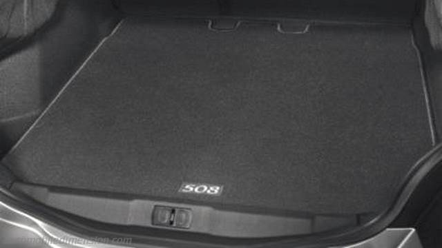 Peugeot 508 2015 boot space