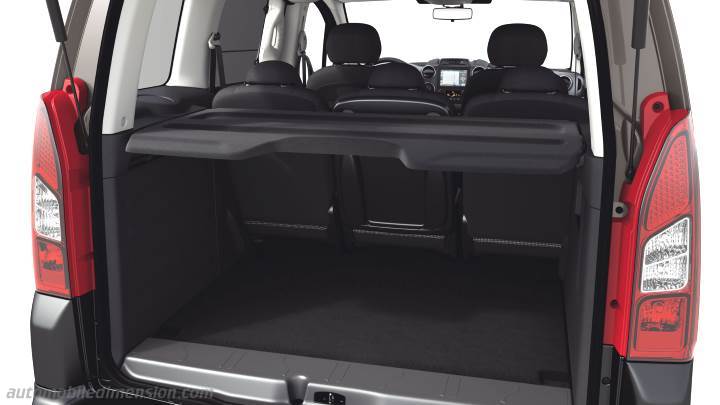 Peugeot Partner Tepee 2015 boot space