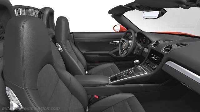 Porsche 718 Boxster 2016 interior