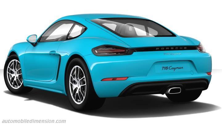 Volume coffre Porsche 718 Cayman 2016