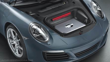 Porsche 911 Carrera 2016 boot space