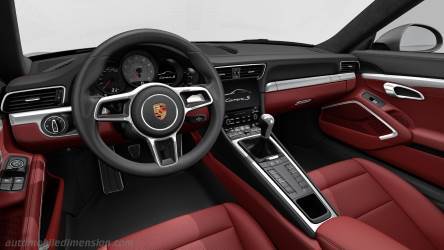 Porsche 911 Carrera 2016 instrumentbräda