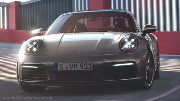 Volume coffre Porsche 911 Carrera 2019