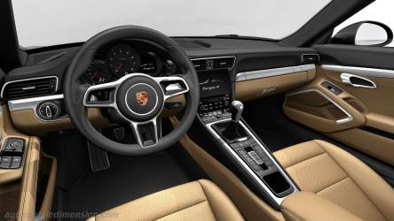 Porsche 911 Targa 4 2016 dashboard