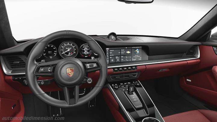 Porsche 911 Turbo 2020 dashboard