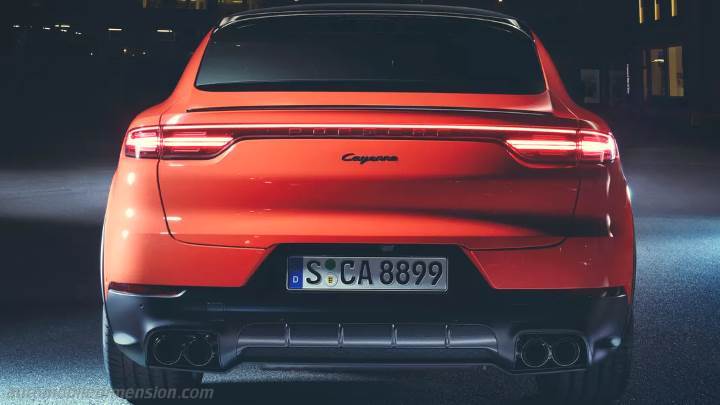 Porsche Cayenne Coupé 2019 boot space